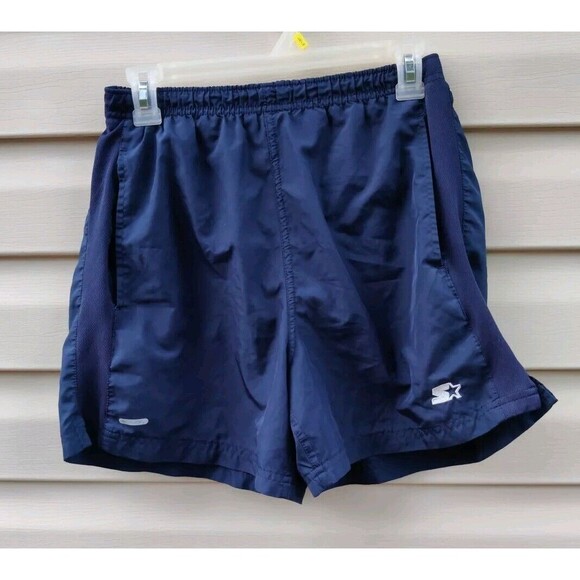 Starter Dri-Star Swim Trunks Shorts Mens Small S 28-30 Navy Dark Blue Athletic - Picture 2 of 8